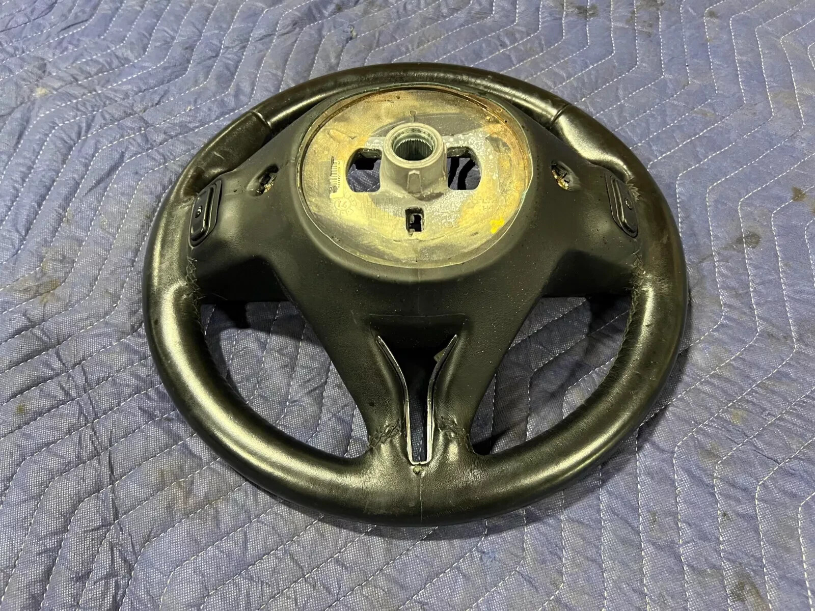 14-20 Maserati Ghibli M157 Quattroporte M156 Steering Wheel Black OEM