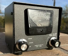 New Product Black overlay for the HM-102 Heathkit Power/SWR meter
