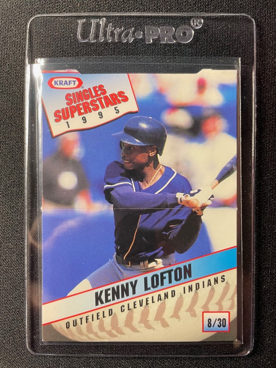 Kenny Lofton ロフトン　Indians インディアンス 1995 Kraft Singles Superstars Kenny Lofton Pop-Up #8 of 30