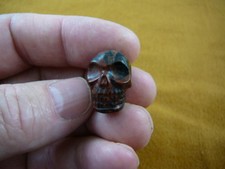#HH-112-31 HUMAN SKULL RED JASPER stone GEM skulls Brazil gemstone