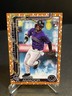 Adael Amador 2025 Topps Holiday Gold Holiday Lights Colorado Rockies Rookie #H42