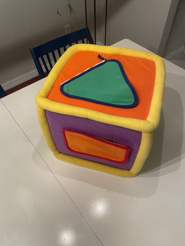Neurosmith Discover Grow JUMBO 13” Music Cube Soft Learning Block Sensory -Works