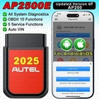 2025 Autel AP2500E Bluetooth All-System Code Reader OBD2 Scanner for Android/iOS