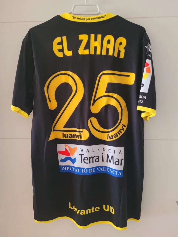 Camiseta Match Worn Levante UD El Zhar Luanvi - Imagen 2 de 2