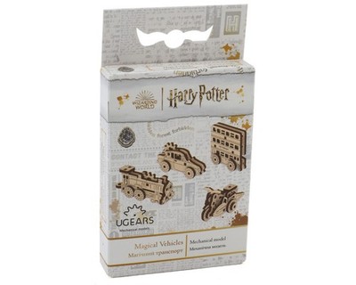 UGears U-Fidgets Magical Vehicles 3D Wooden Model Kit [UGMUTG0178]
