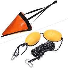 Doanas-Kayak Boat Leash Rope With Buoy Floating Ball Stainless Steel Hook For