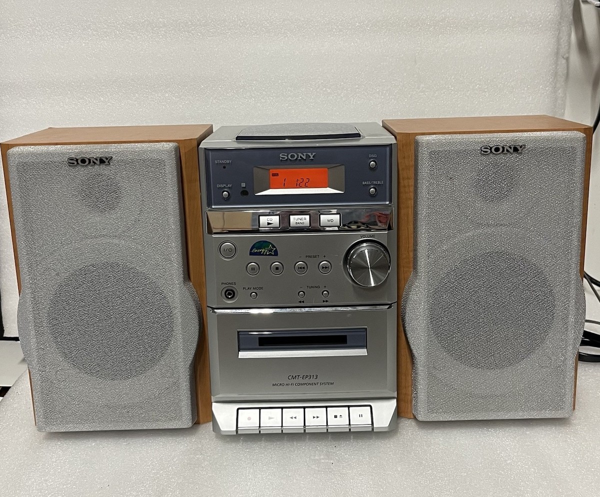 Sony CMT-EP313 Micro Hi-Fi System CD PLAYER AM/FM RADIO TAPE
