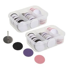 120 Pcs Foot File Replacement Sandpaper Discs Drill Nails Accessories