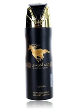 Qaed Al Fursan by Lattafa, 6.7 oz Perfumed Deodorant Spray for Men