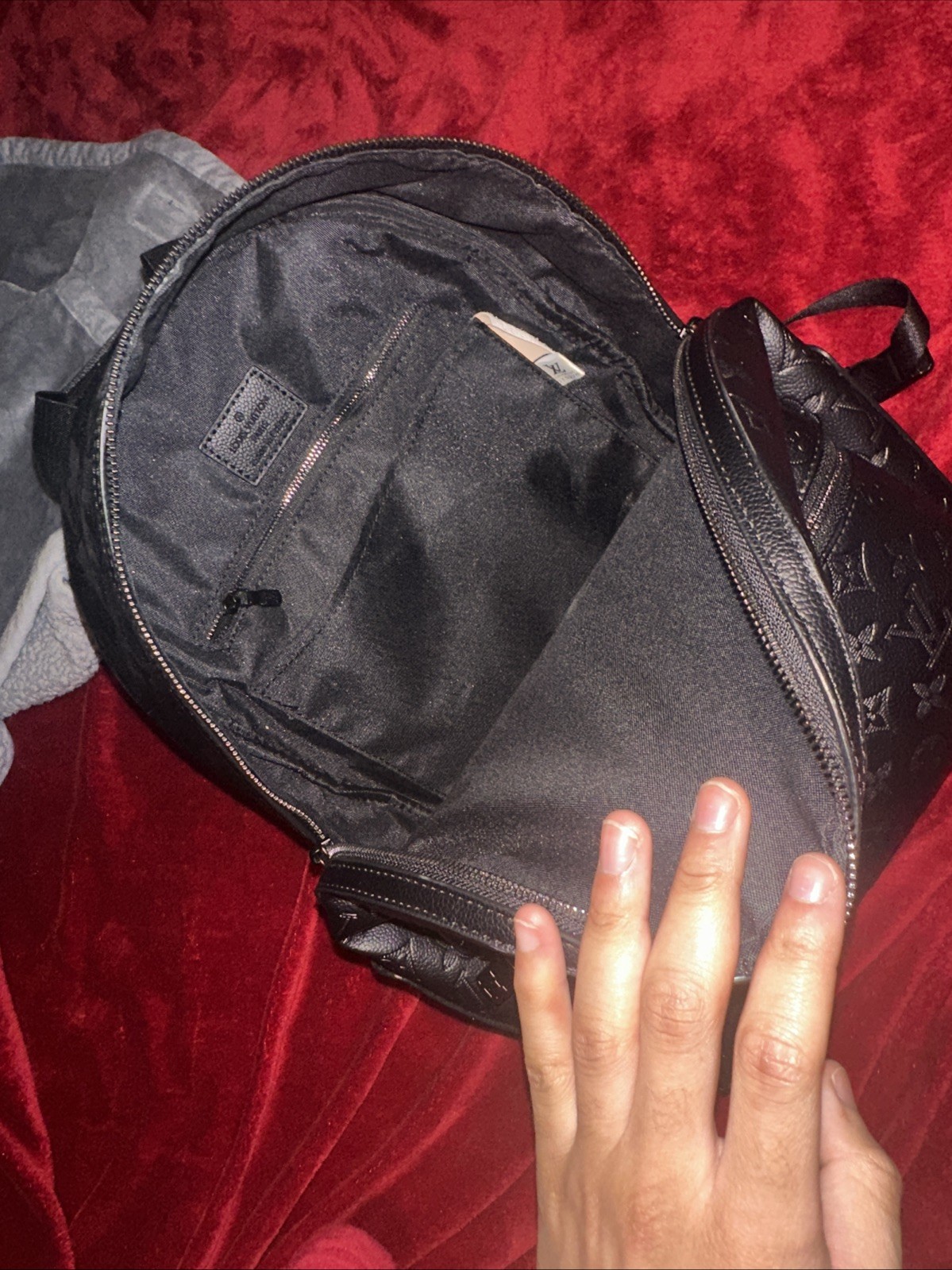 Louis Vuitton Embossed Backpack Monogram - image 3