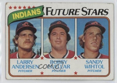 1980 Topps Future Stars Larry Andersen Bobby Cuellar Sandy Wihtol #665 1e5k