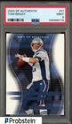 #5 2004 SP Authentic #51 Tom Brady New England Patriots PSA 9 MINT