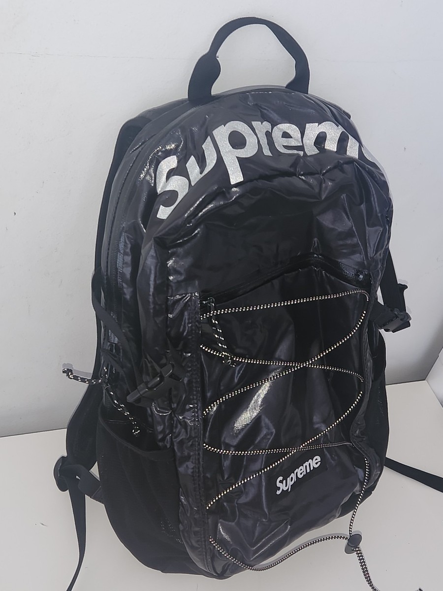 Supreme ブラック リュック CORDURA Supreme Cordura SS18 Ripstop Nylon Backpack Black - 100