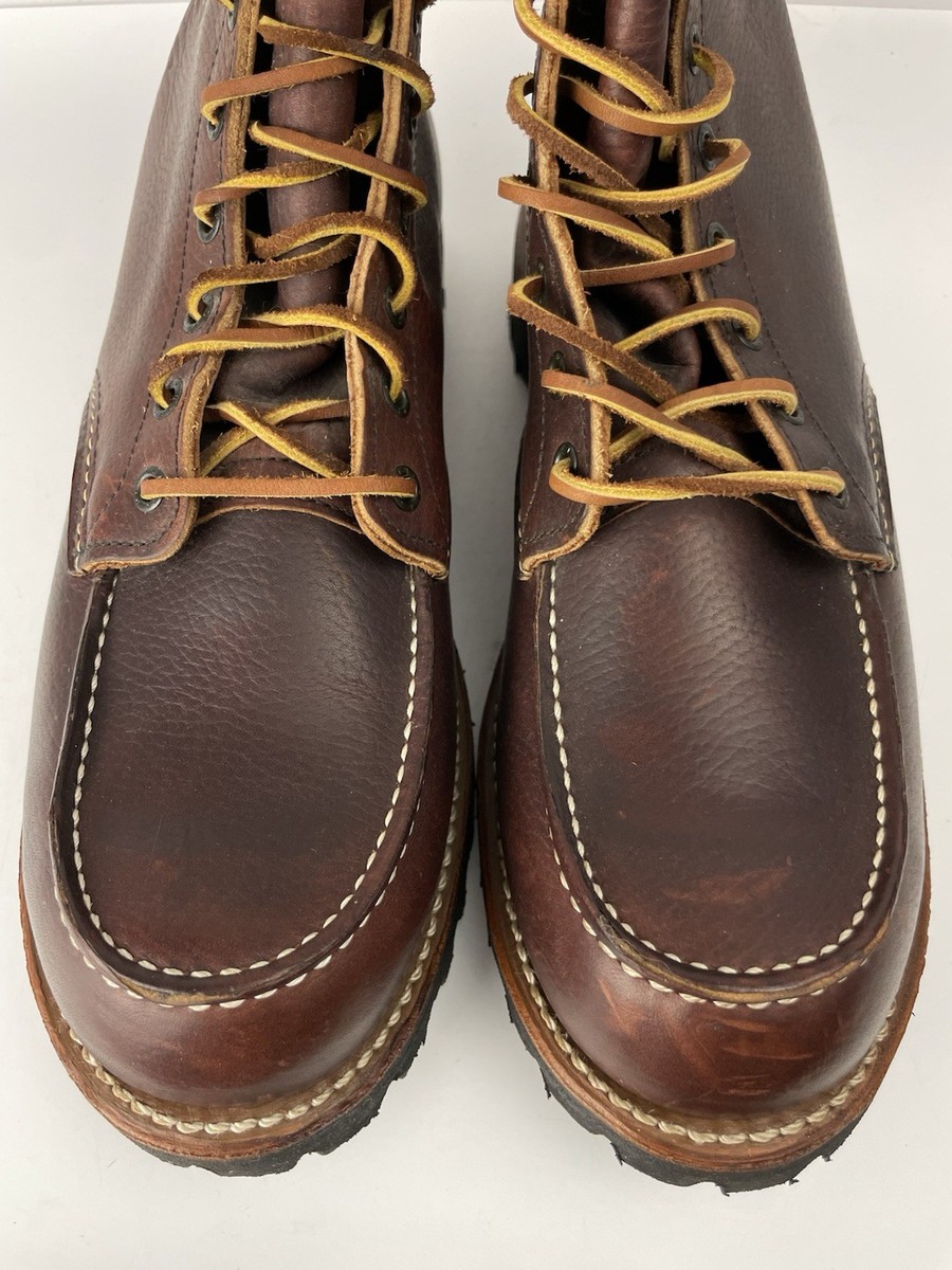 RED WING×J.Crew 4183 Red Wing X J. CREW 4183 Heritage Roughneck Brown Boots Men's Size
