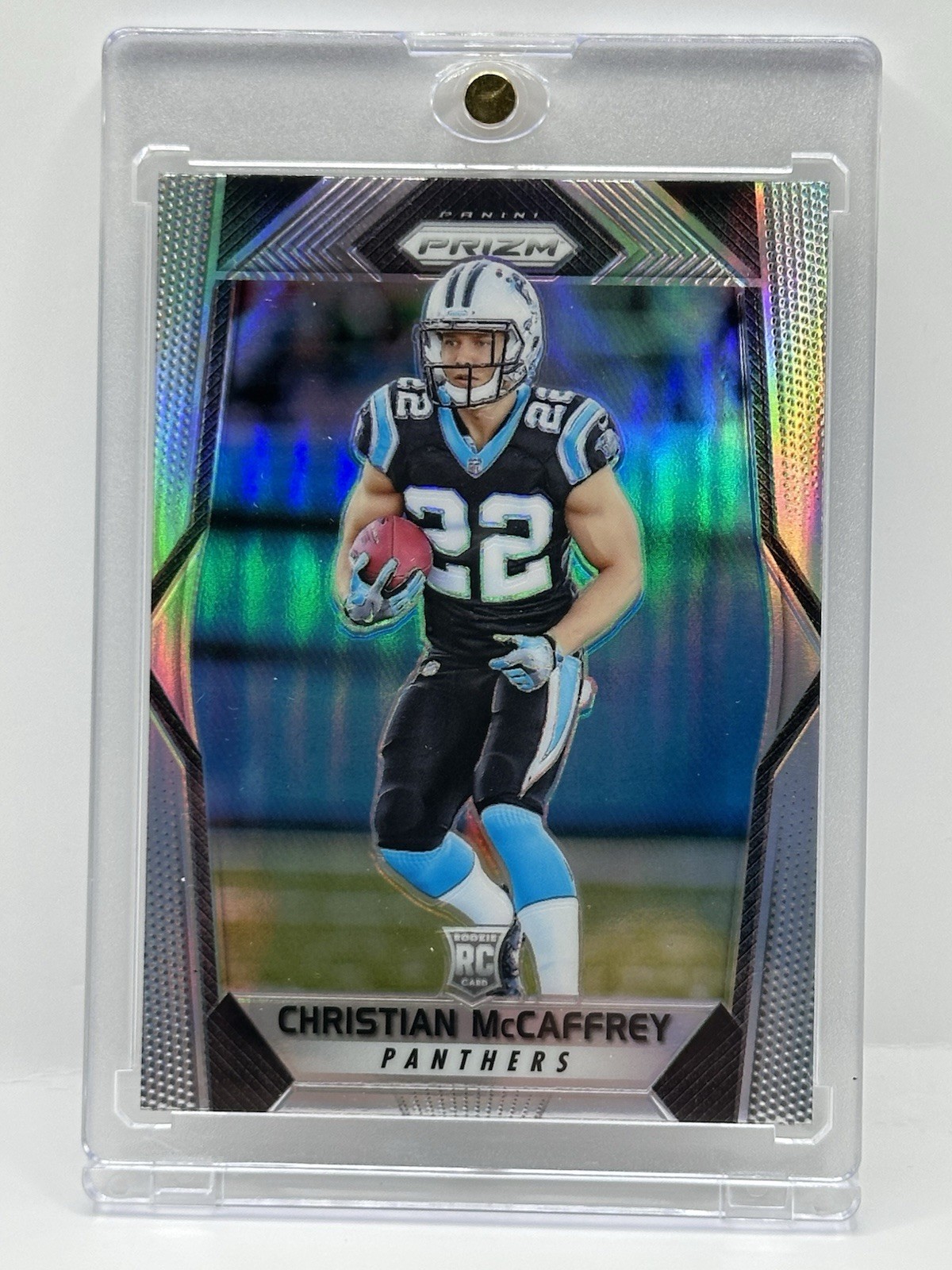2017 Panini Prizm - Rookies Christian McCaffrey #249 Silver Prizm (RC)