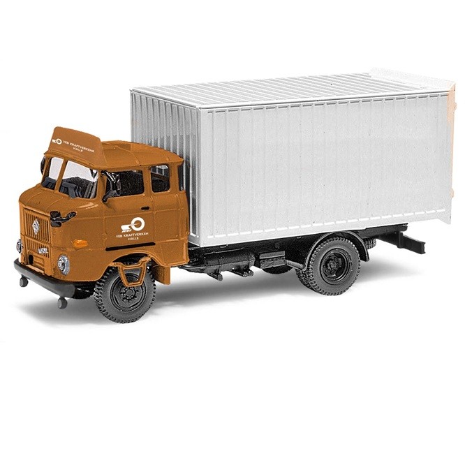 Busch 95300 - H0 - ESPEWE: IFA W50 L/MK (Furniture Box), Transport Hall - New