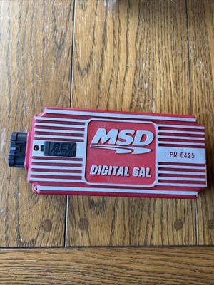 MSD 6425 Ignition Control Module Pn 6425 Digital 6AL Rev Limiter