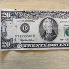 Series 1990 1993 $20 Dollar Bills Lot of 2 Small Face, Circulated — photo 4