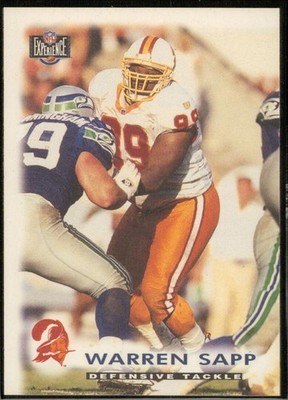 Warren Sapp 1997 Score Board NFL Experience #70 Tampa Bay Buccaneers