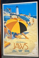 RARE EDITION ORIGINAL Laurent Durieux Mondo JAWS Print /poster #494/525