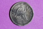 Estate Find 1856 - Seated Liberty Quarter Dollar!!  #K60913