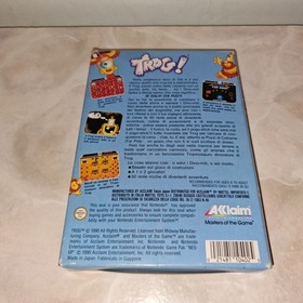 TROG! TROG ACCLAIM NINTENDO NES PAL A VERSIONE ITALIANA MATTEL ITA CIB