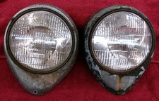 193739 Ford Perfection Headlight Buckets Teardrop Ratrod Resto Aftermarket 193739 Ford Perfection Headlight Buckets Teardrop Ratrod Resto Aftermarket