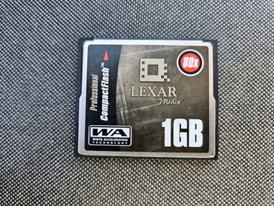 Lexar Professional 1 GB 80x Speed CompactFlash Memory Card