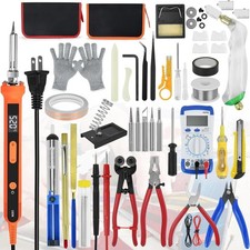 Stained Glass Kits for Adults Complete Stained Glass Supplies with 100W Solderin