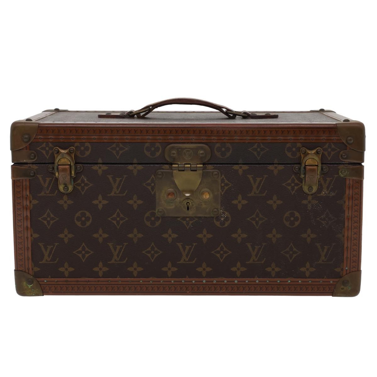 LOUIS VUITTON Monogram Boite Buteil Hand Bag Vanity Vintage M21822