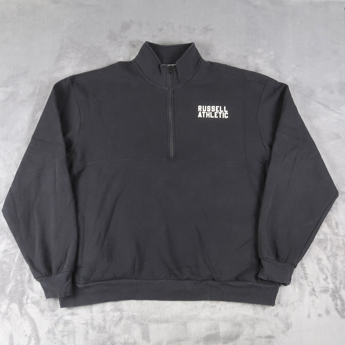 Russell Athletic Men's Hoodies & Sweatshirts 1/4 Zip Features for