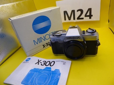 Minolta X300 analoge Spiegelreflexkamera 35 mm nur Gehäuse neue Batterien verpackt vollständig getestet