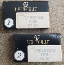 Leupold 1" STDLOW Scope Rings .650 Choice of Two New Old Stock