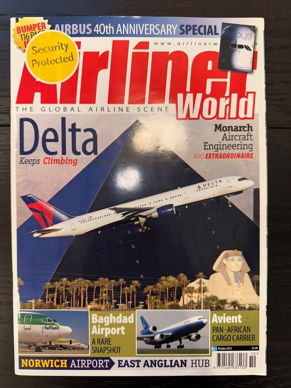Airliner World magazine – Delta Keeps Climbing – October 2012
