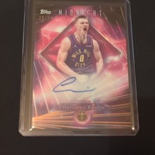 2025-26 Topps Midnight Christian Braun Dark Matter Auto