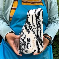 10.31LB Natural Zebra Stone Quartz Crystal Mineral Specimen Healing 2182