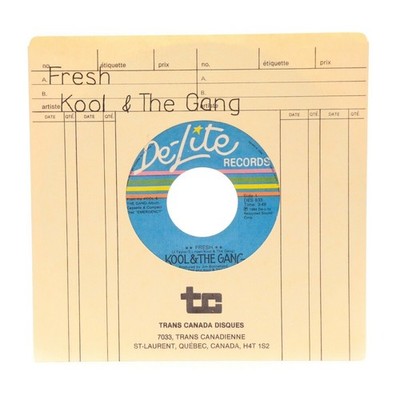 Kool & The Gang Fresh / Home Is Where The Heart Is 45 RPM Vinyl De-Lite Canada