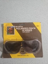 Vintage 80's Bill Dance Strike King Polarized Fishing Sunglasses NOS
