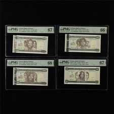 1997 Eritrea Bank of Eritrea 1-20 Nakfa PMG 66/67/68 EPQ UNC 4PCS