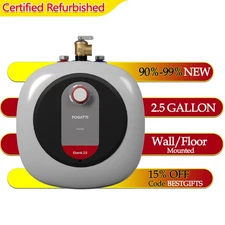 【99% NEW】2.5 Gallon Electric Mini Tank Hot Water Heater for Under Sink，Kitchen