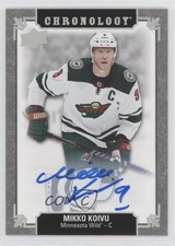 2019-20 Upper Deck Chronology Franchise History Mikko Koivu #FH-MW-MK Auto 2u9