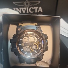 Activa by Invicta Digital Sport Watch ACW435-005 54.5mm Desert Tan Camo NIB