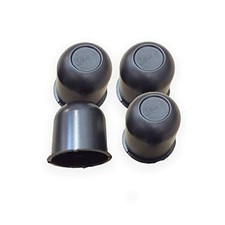 4 Black Trailer Wheel Hub Center Cap 3.125" Diameter Travel Trailer, Camper R...