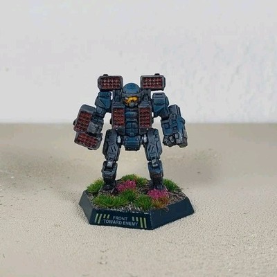 Battletech Painted Armageddon Commando Mech - 3d Printed