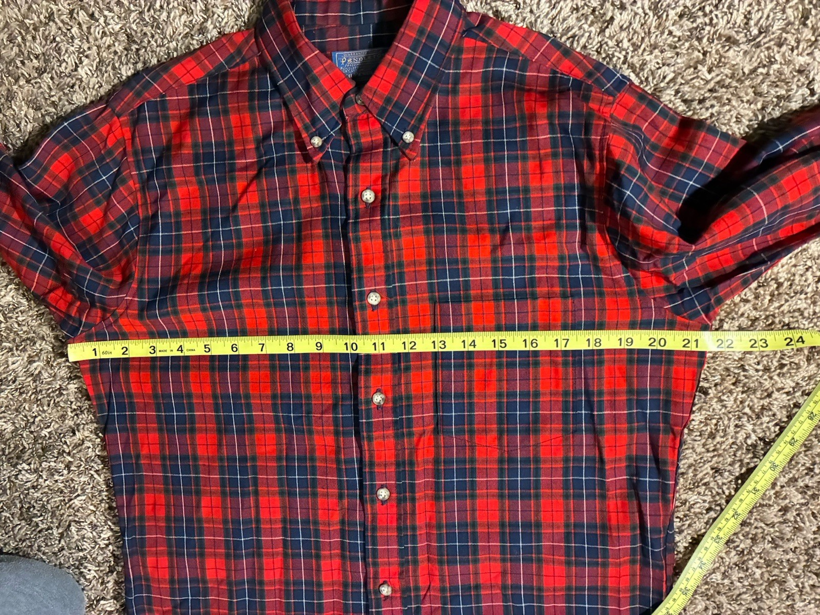 VTG Pendleton Long Sleeve Button Down Wool Shirt … - image 8