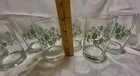 Vintage set 7Corelle Callaway 6 oz Juice Glasses Tumblers Ivy Thick Base E.U.C. — photo 2