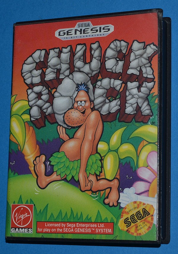 Chuck Rock - Sega Megadrive MD - PAL