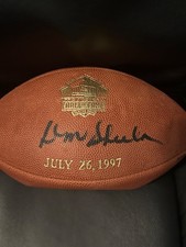 Don Shula Signed Official Wilson NFL Hall Of Fame Football HOF 1997 Autographed