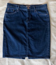 Mother Denim Brand The Peg Skirt 27 Touch Not the Cat