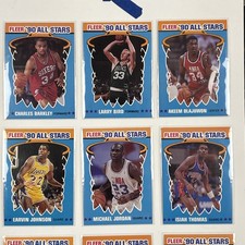 1990-91 Fleer NBA All Star COMPLETE SET OF 12 NEAR MINT OR BETTER 